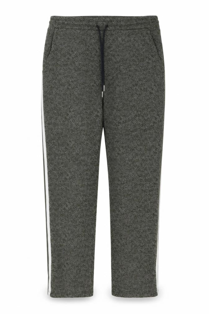 Marks and Spencer Women Green Size 12 Herringbone Tapered Joggers