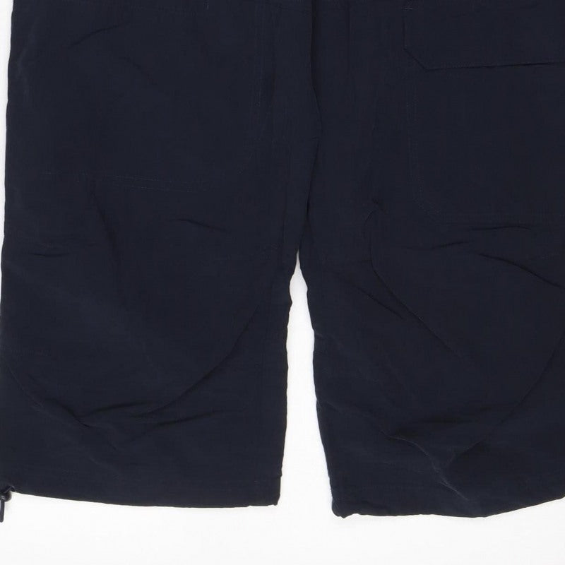 Russell Athletic Men's Navy M Track Pants Cargo Elastic Waist