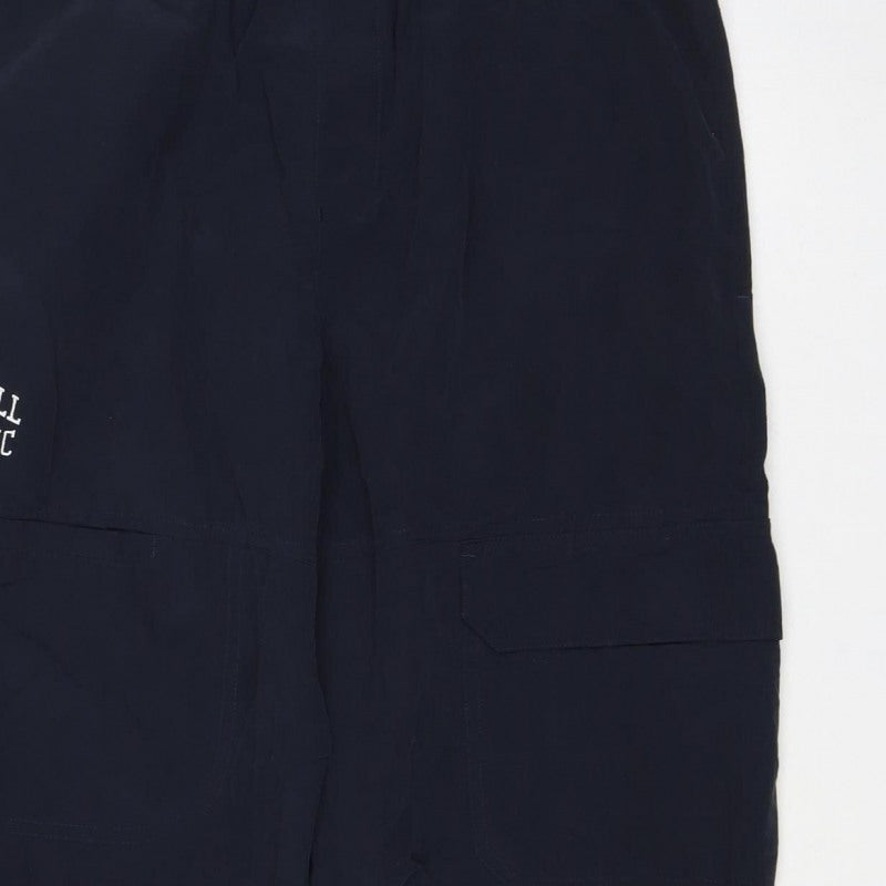 Russell Athletic Men's Navy M Track Pants Cargo Elastic Waist