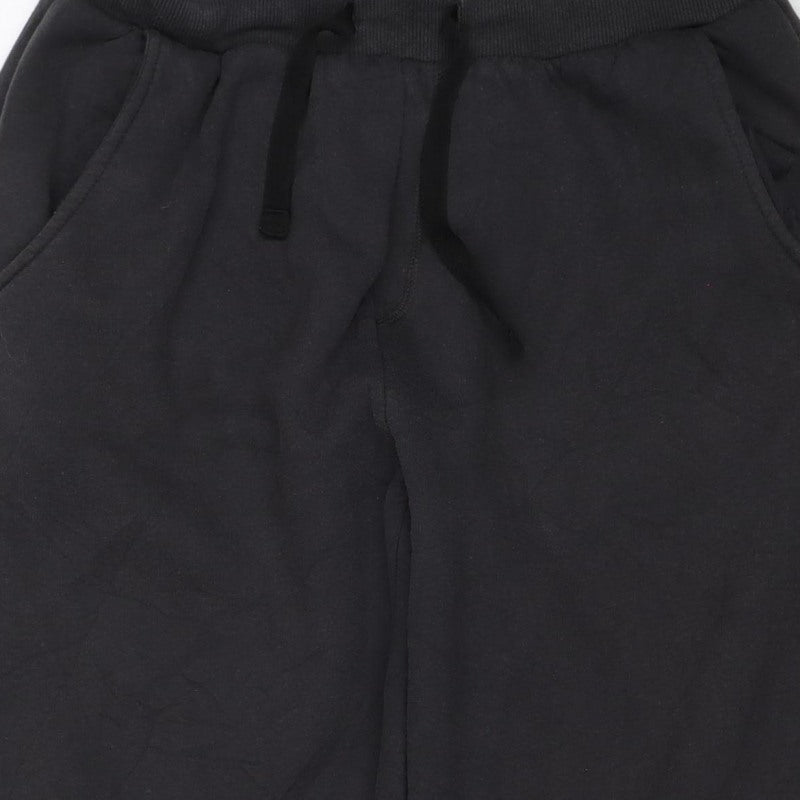 Crivit Men's Black M Jogger Sweatpants Drawstring Cuffed Pockets