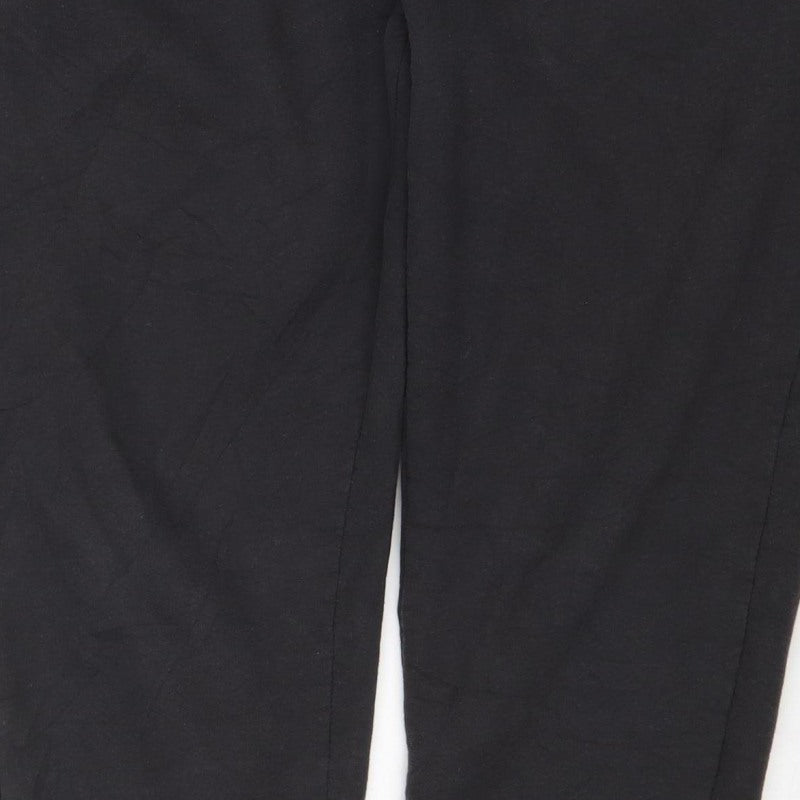 Crivit Men's Black M Jogger Sweatpants Drawstring Cuffed Pockets