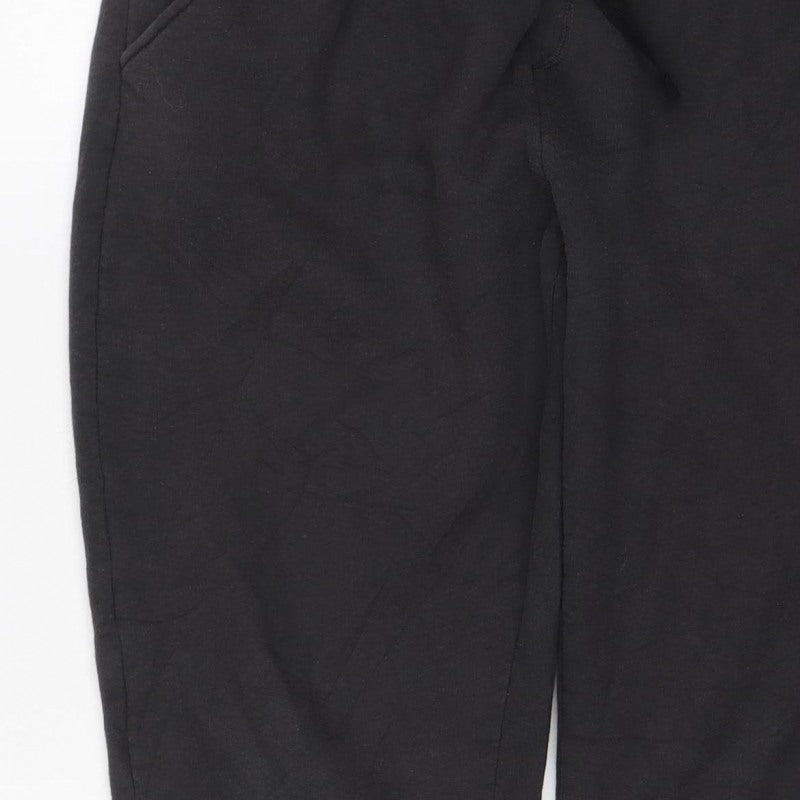 Crivit Men's Black M Jogger Sweatpants Drawstring Cuffed Pockets