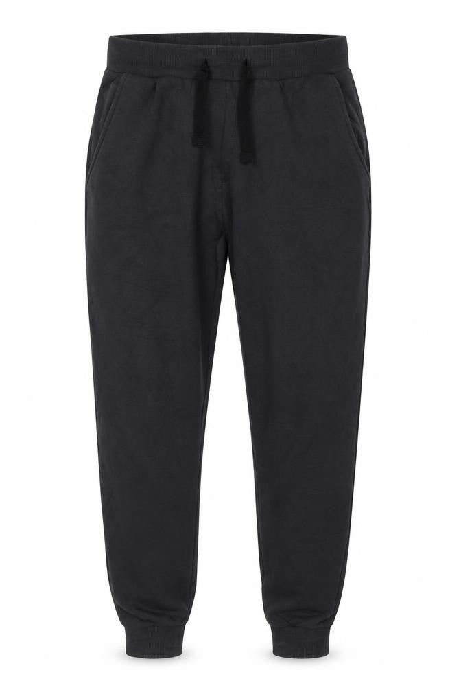 Crivit Men's Black M Jogger Sweatpants Drawstring Cuffed Pockets
