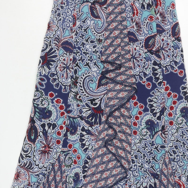 Per Una Women Multicoloured UK 14 Paisley Belted Maxi Dress