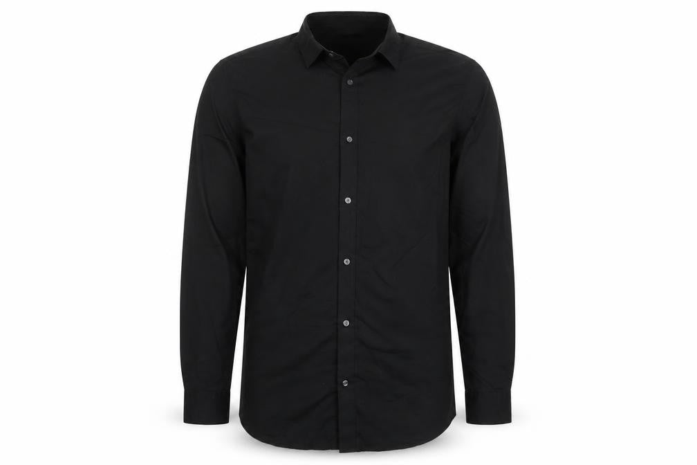 Jack & Jones Premium Men's Black M Slim Long Sleeve Cotton Shirt