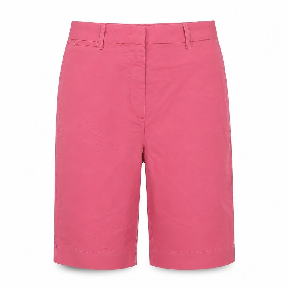 Marks & Spencer Women Pink Size 8 Cotton Blend Bermuda Shorts NWT