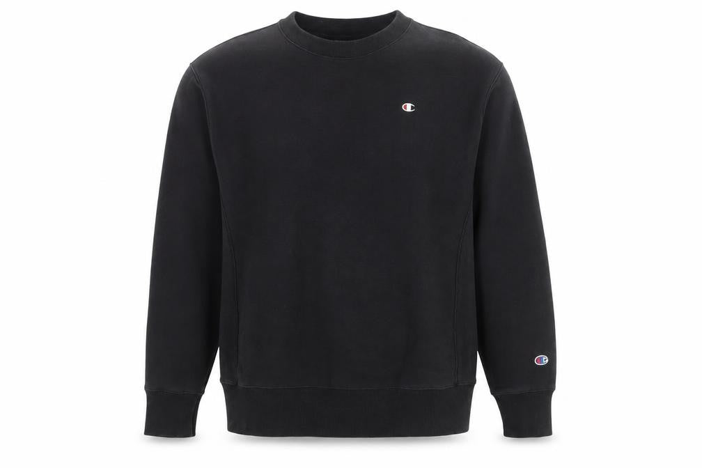 Champion Men’s Black XL Reverse Weave Crew Neck Pullover Sweatshirt