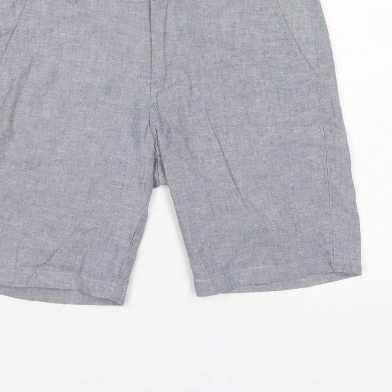Jack & Jones Boys Blue Chino Shorts Age 12 Years Cotton Linen