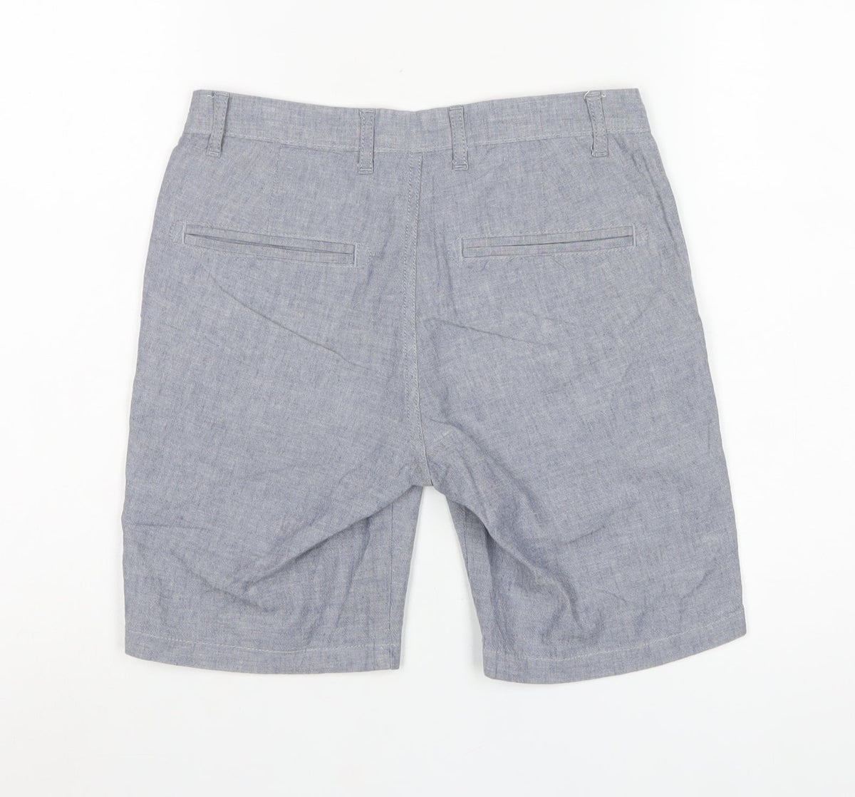 Jack & Jones Boys Blue Chino Shorts Age 12 Years Cotton Linen