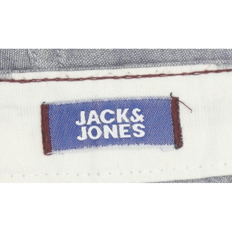 Jack & Jones Boys Blue Chino Shorts Age 12 Years Cotton Linen