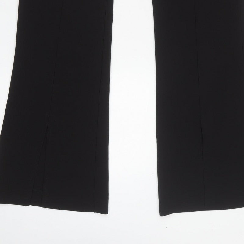 River Island Women’s Black UK 14 High Rise Bootcut Stretch Trousers