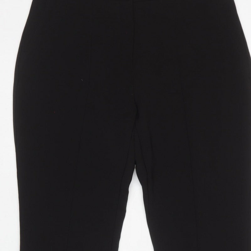 River Island Women’s Black UK 14 High Rise Bootcut Stretch Trousers