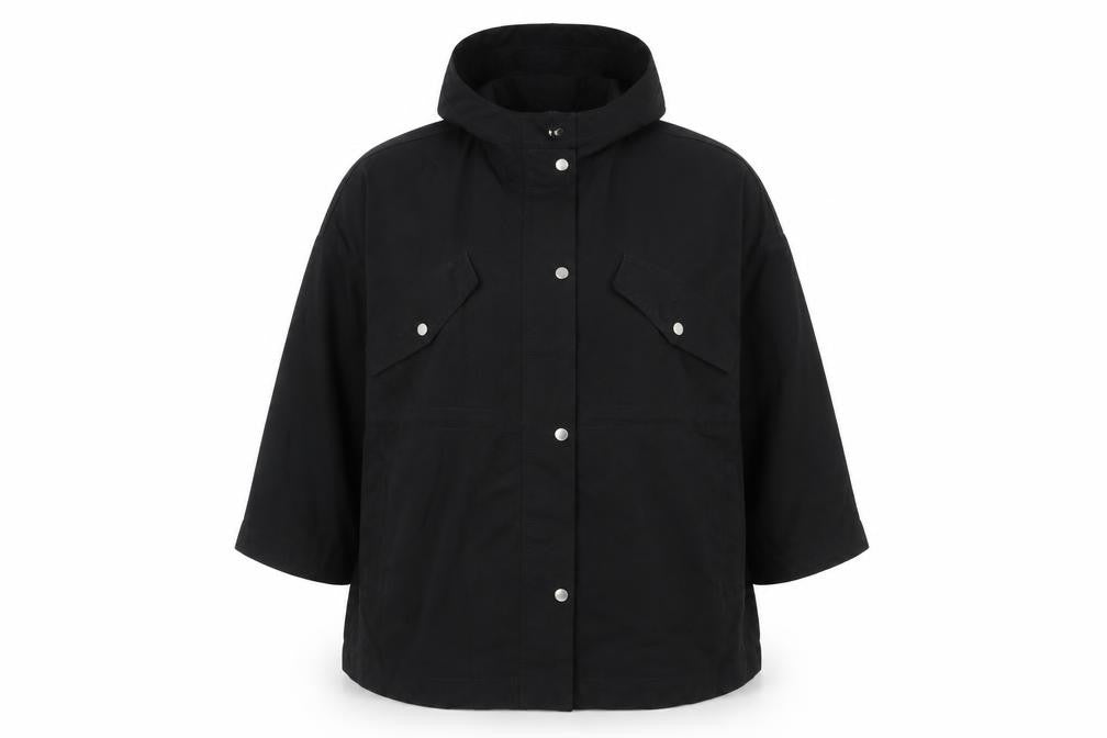 Next Women’s Black Size 18 Hooded Cotton Parka Jacket