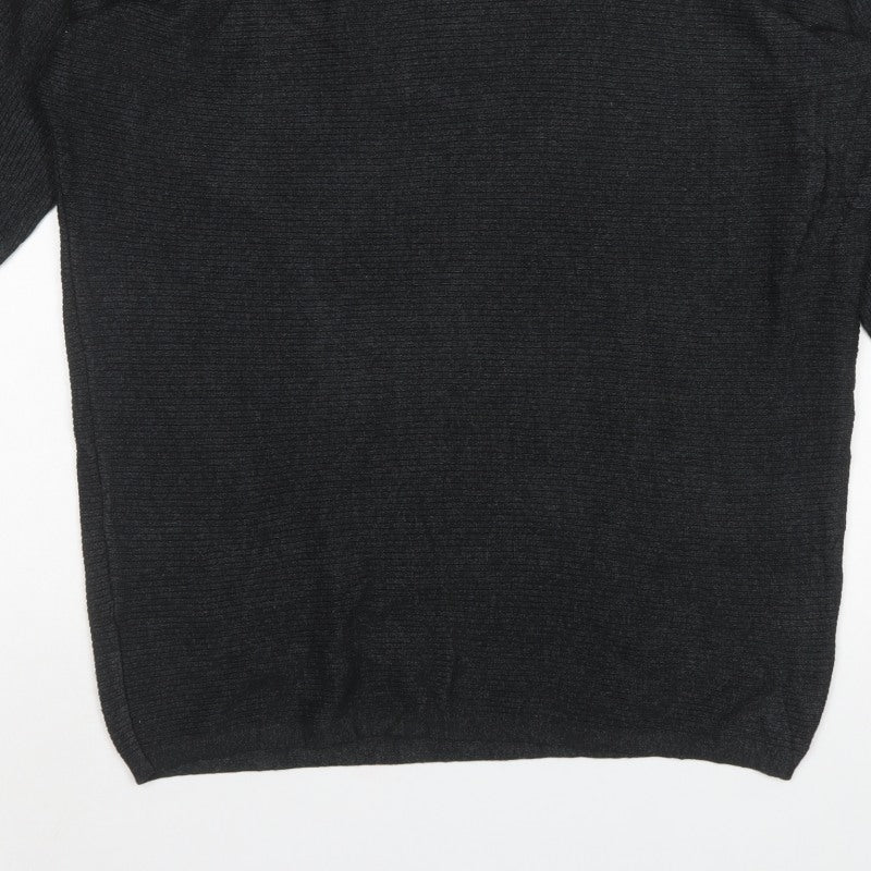 Pebble Bay Women’s Black UK 14 Raglan Sleeve Knit Pullover Jumper