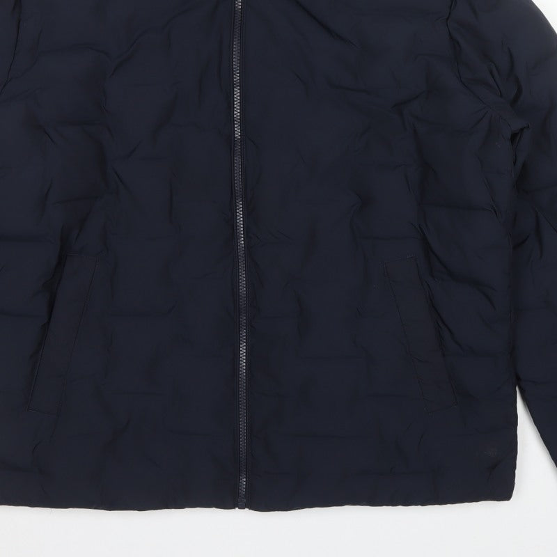 Marks and Spencer Men’s Navy L Stormwear 700 Fill Puffer Jacket