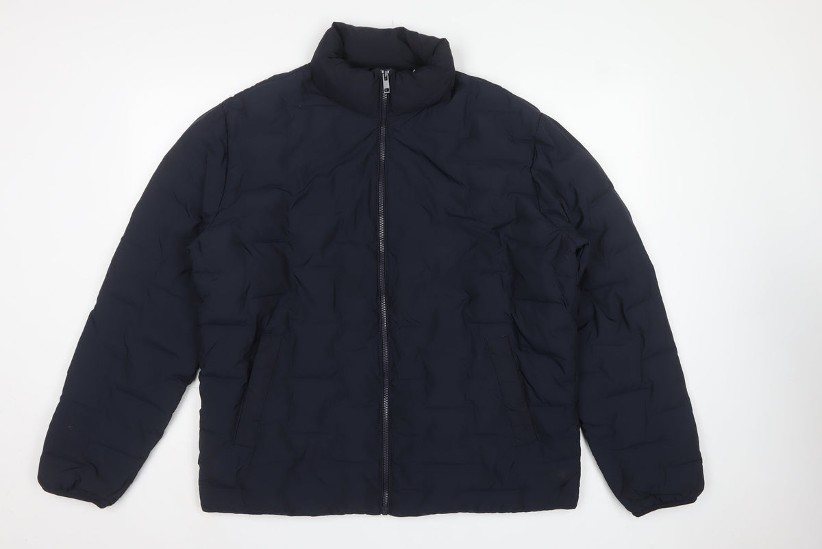 Marks and Spencer Men’s Navy L Stormwear 700 Fill Puffer Jacket