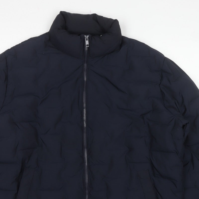 Marks and Spencer Men’s Navy L Stormwear 700 Fill Puffer Jacket