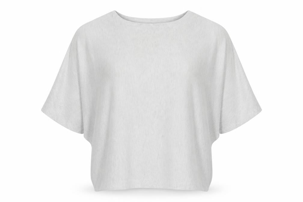 Phase Eight Women Grey M Batwing 3/4 Sleeve Knit Pullover Jumper