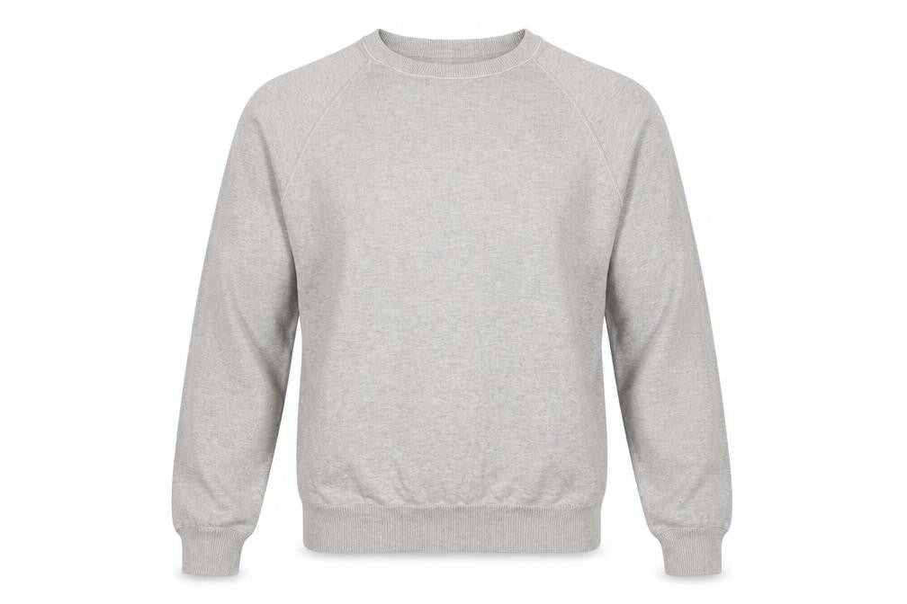 Soul Cal. Men’s Grey Large Crew Neck Cotton Pullover Jumper