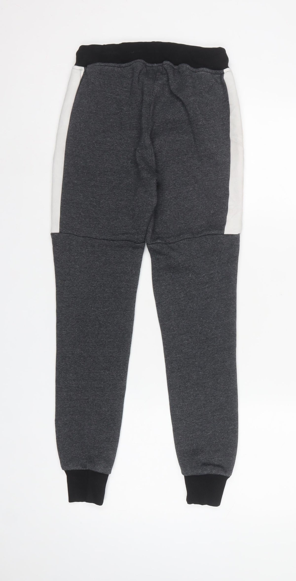 Gym King Women’s Grey Logo Stripe Joggers Size 6 Cotton Blend