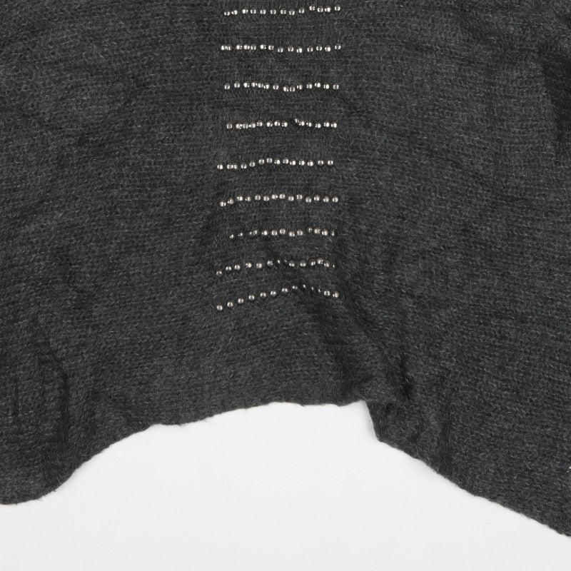 DAY Birger et Mikkelsen Women Grey M Studded Mohair Open Cardigan