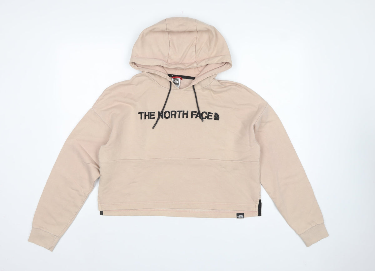 The North Face Women’s Beige L Logo Hooded Pullover Hoodie
