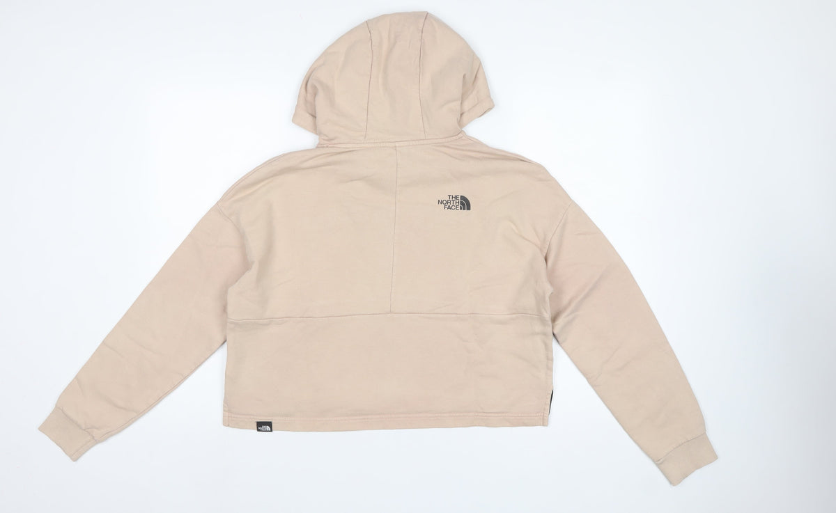 The North Face Women’s Beige L Logo Hooded Pullover Hoodie