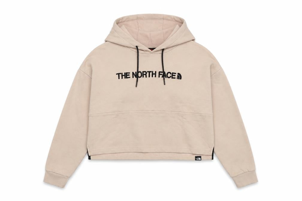 The North Face Women’s Beige L Logo Hooded Pullover Hoodie