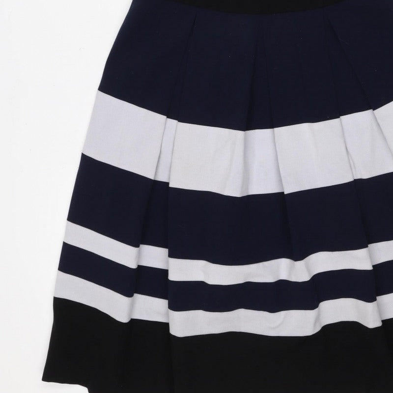 Lauren Ralph Lauren Women Multicoloured UK 4 Fit & Flare Striped Dress