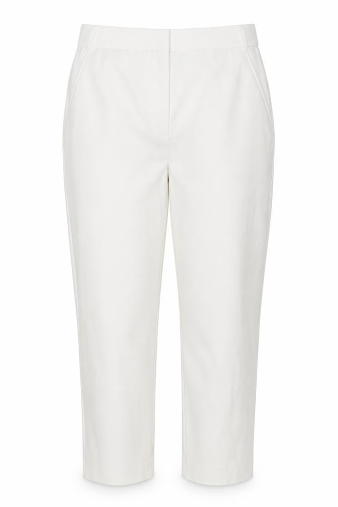 Marks & Spencer Women White Size 16 Wide-Leg Dress Trousers