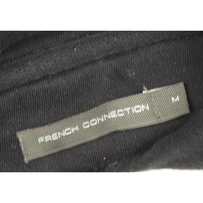 French Connection Men’s Black M Pullover Logo Hoodie