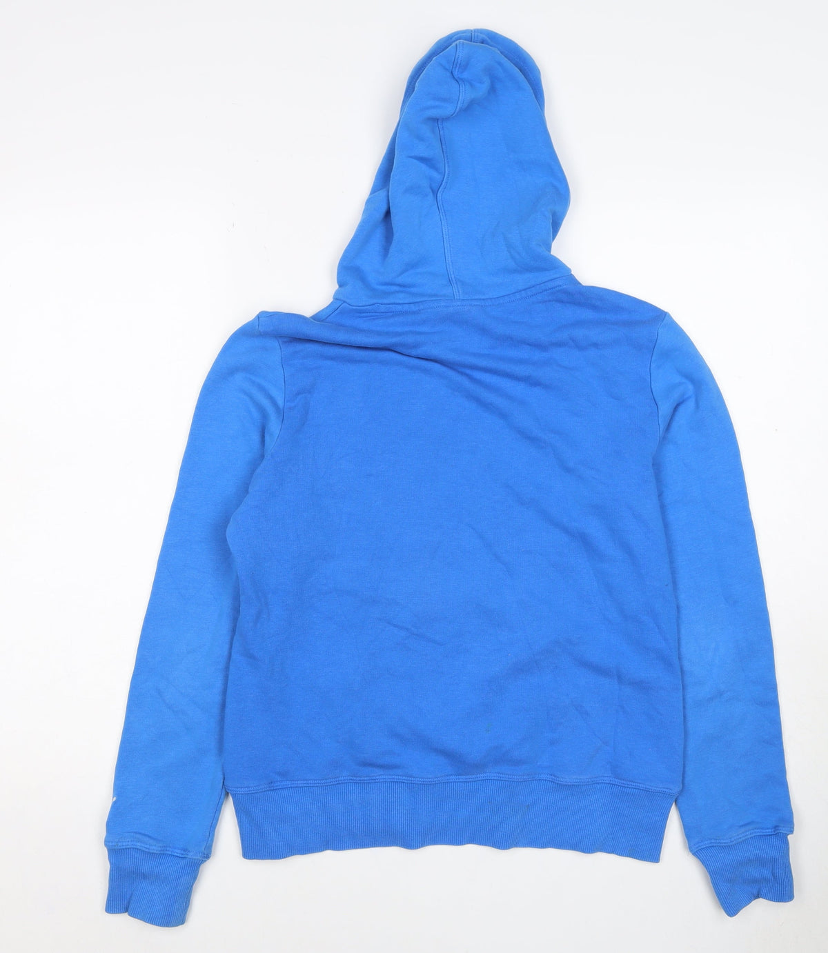 Puma Women’s Blue UK 12 M Logo Graphic Pullover Hoodie