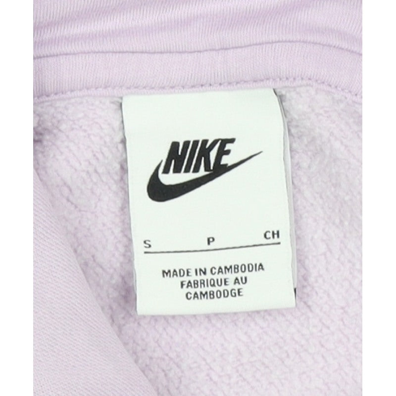 Nike Women Pink S Pullover Hoodie Logo Graphic Cropped Fleece