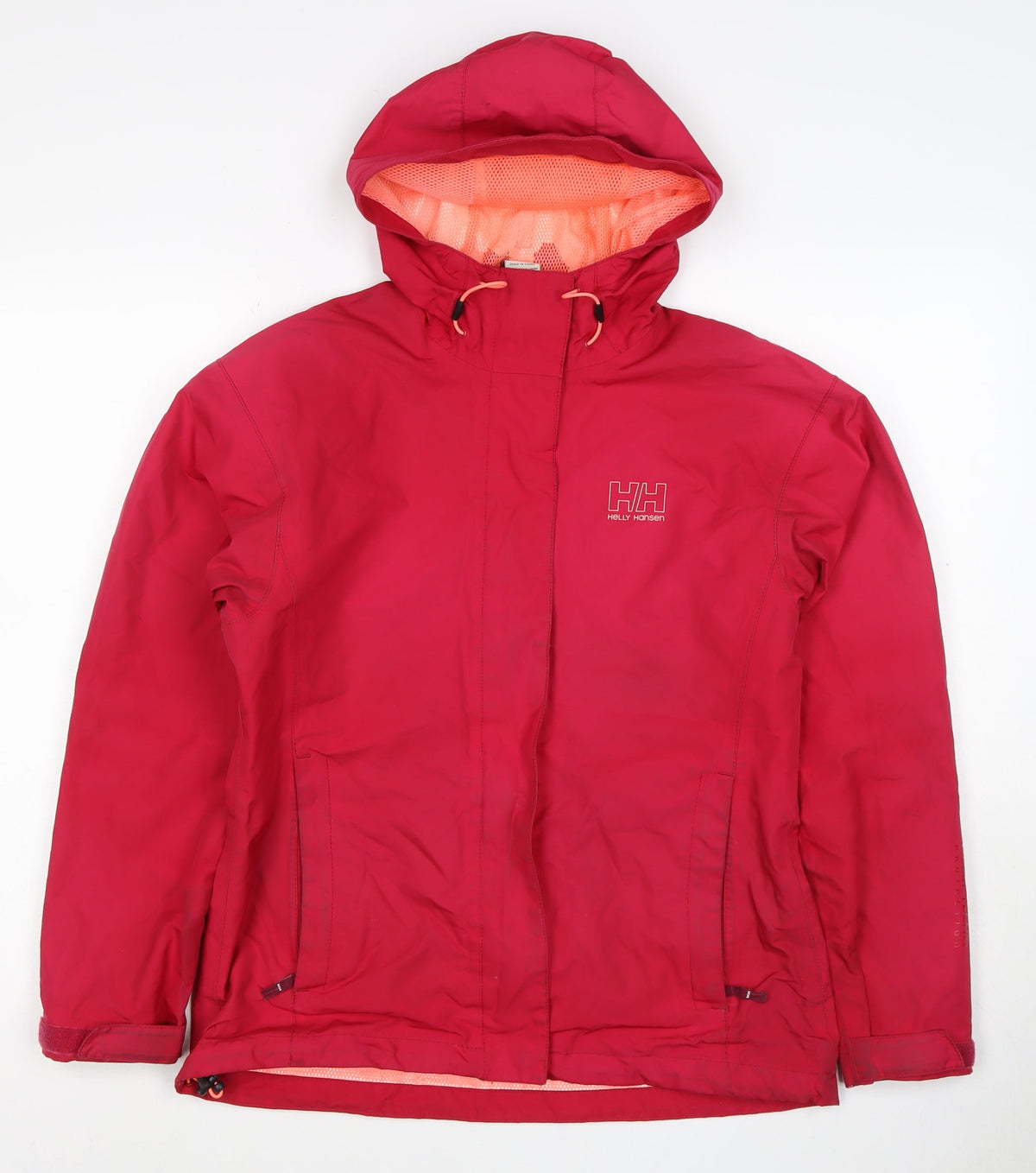 Helly Hansen Women’s Red M Hooded Waterproof Windbreaker Jacket