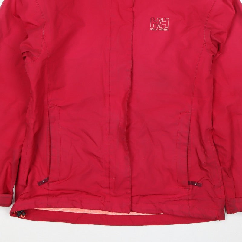 Helly Hansen Women’s Red M Hooded Waterproof Windbreaker Jacket