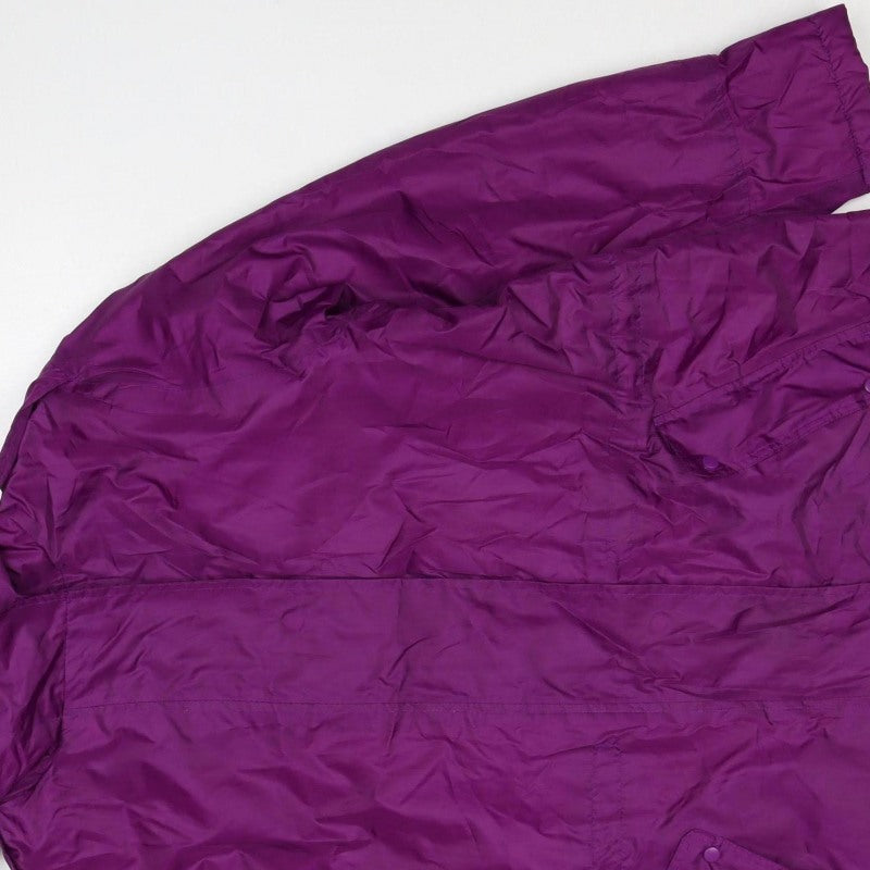 Cotton Traders Women's Purple Size 16 Hooded Parka Jacket Fleece Lined
