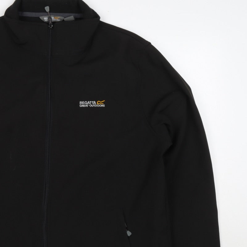 Regatta Men’s Black XL Softshell Full Zip Outdoor Hiking Jacket
