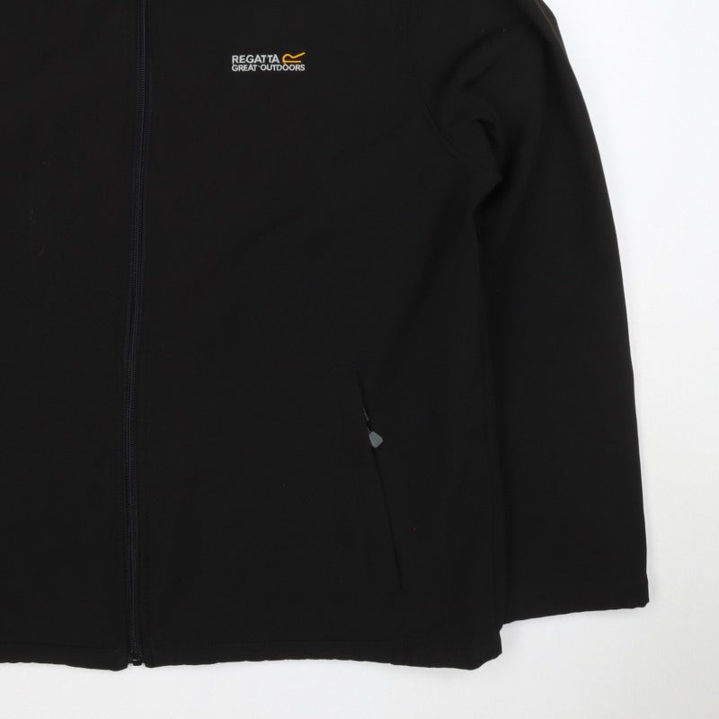 Regatta Men’s Black XL Softshell Full Zip Outdoor Hiking Jacket