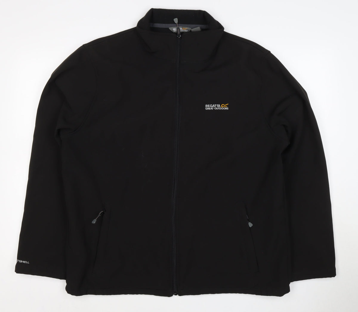 Regatta Men’s Black XL Softshell Full Zip Outdoor Hiking Jacket