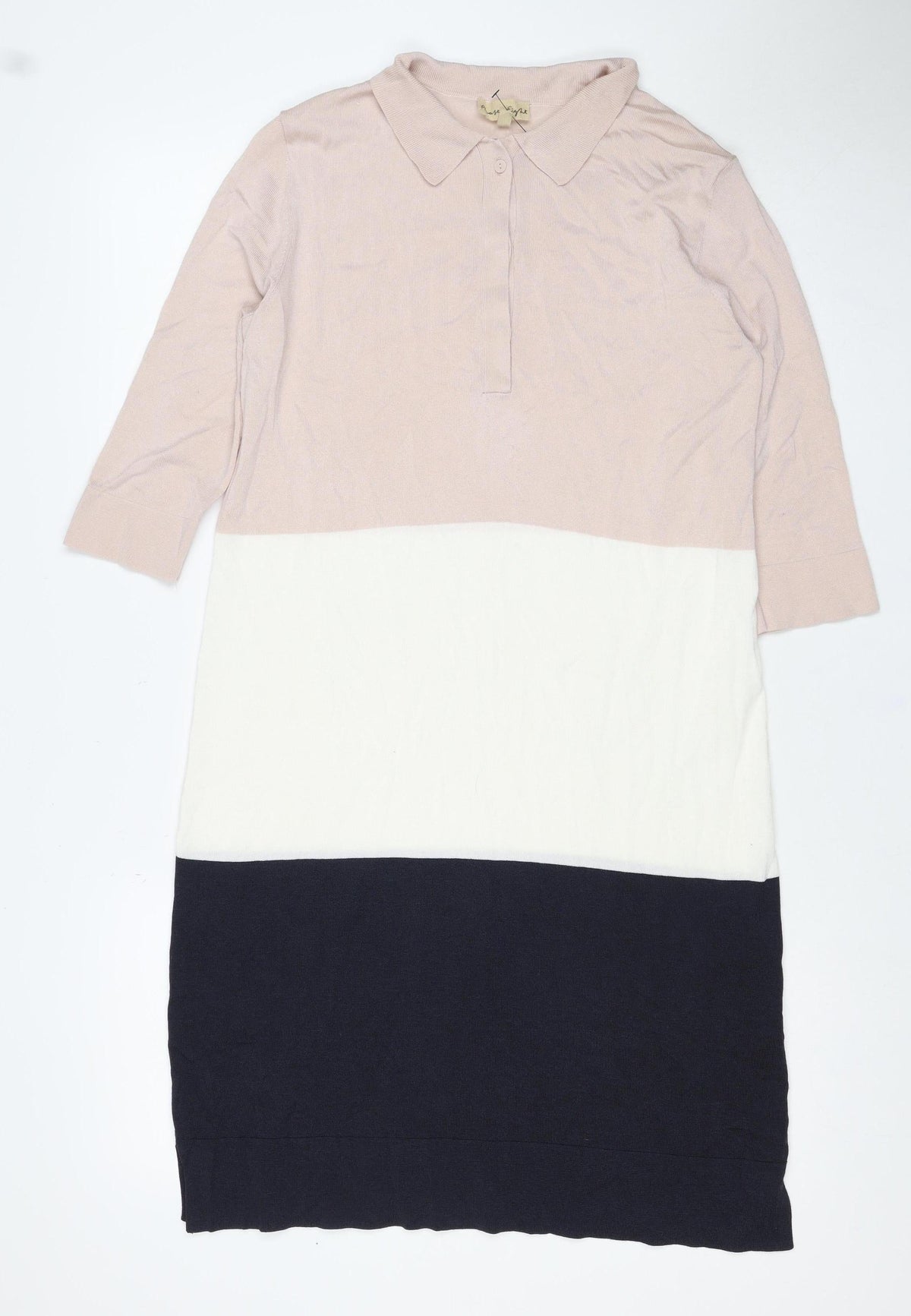 Phase Eight Women Multicoloured UK 8 Colourblock Sheath Knit Dress