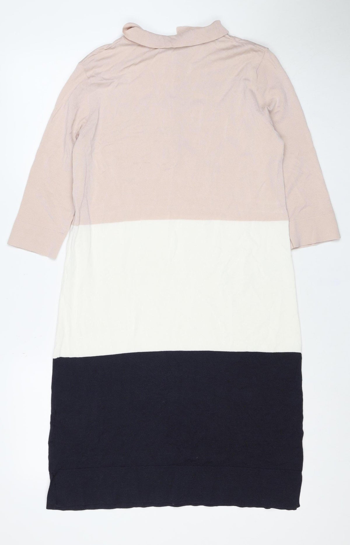 Phase Eight Women Multicoloured UK 8 Colourblock Sheath Knit Dress