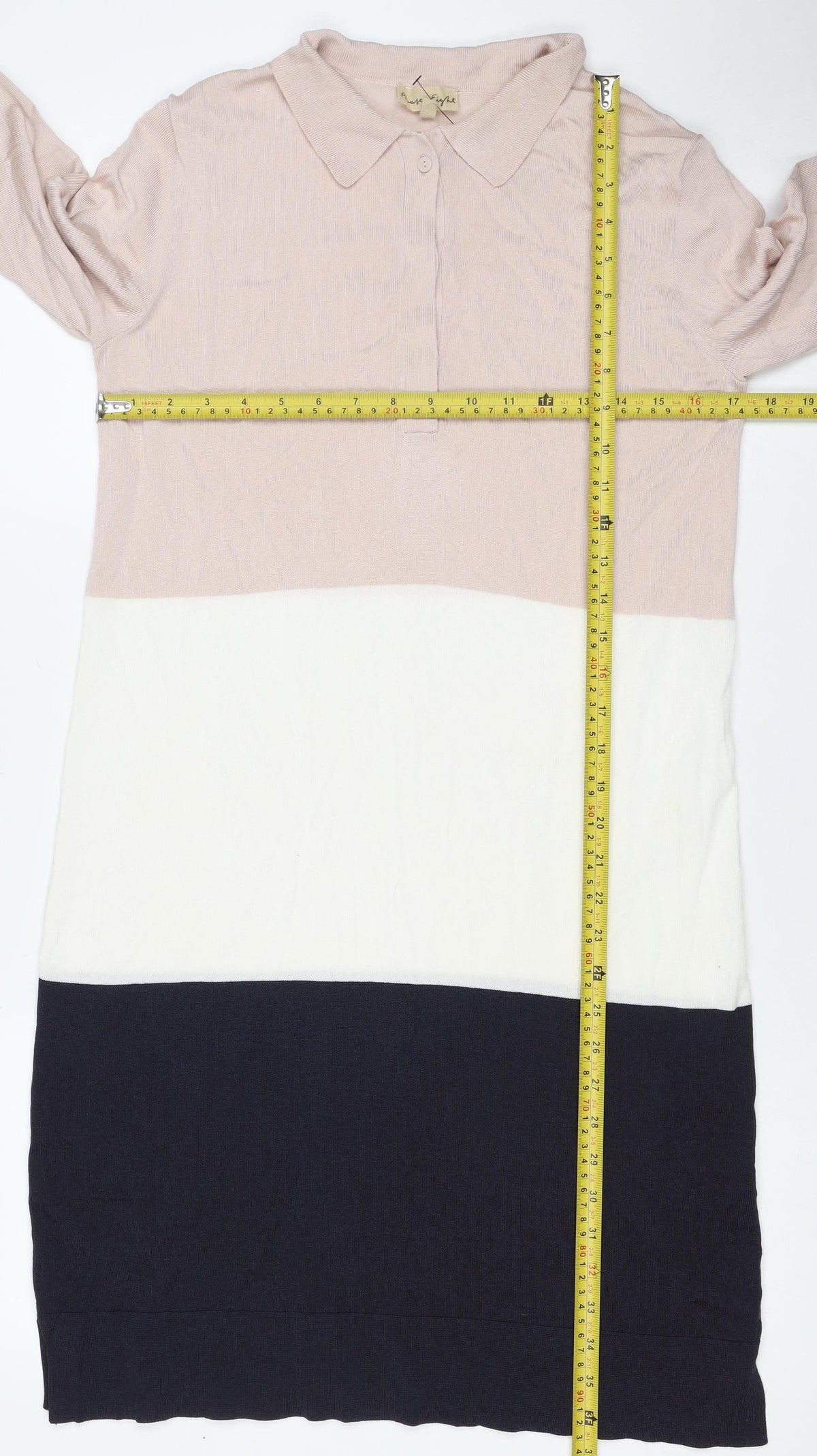Phase Eight Women Multicoloured UK 8 Colourblock Sheath Knit Dress
