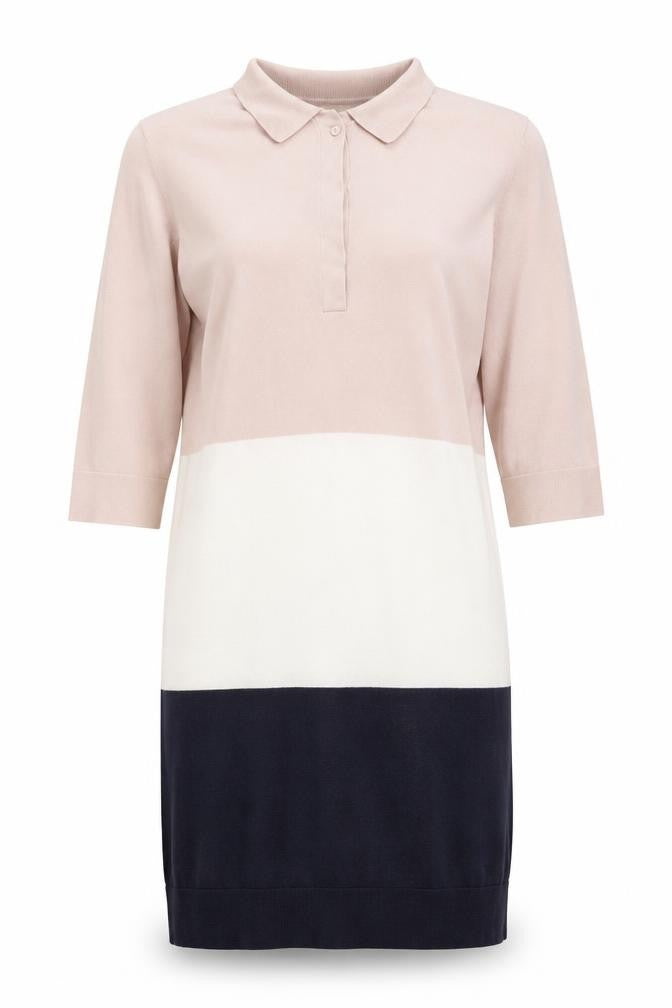 Phase Eight Women Multicoloured UK 8 Colourblock Sheath Knit Dress