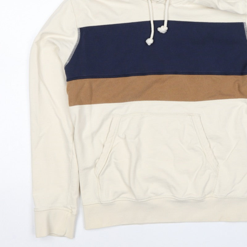 M&S Men’s Multicoloured M Pullover Hooded Cotton Blend Hoodie
