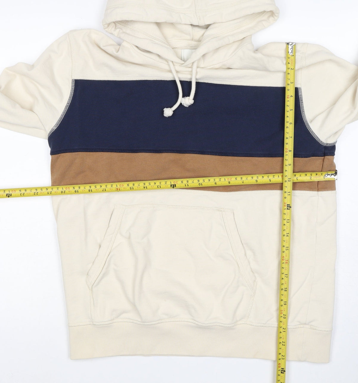 M&S Men’s Multicoloured M Pullover Hooded Cotton Blend Hoodie