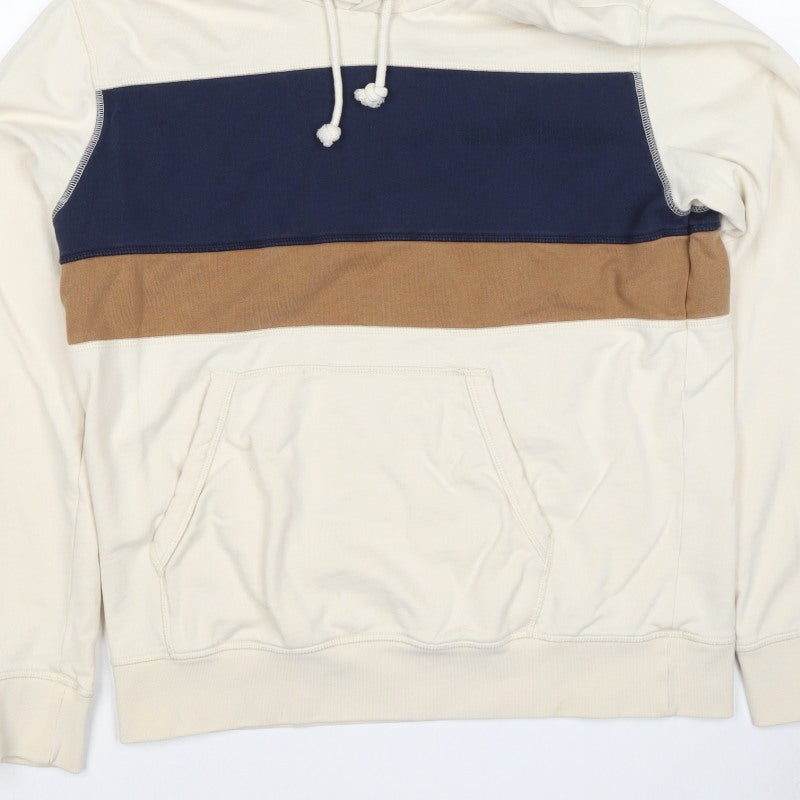 M&S Men’s Multicoloured M Pullover Hooded Cotton Blend Hoodie