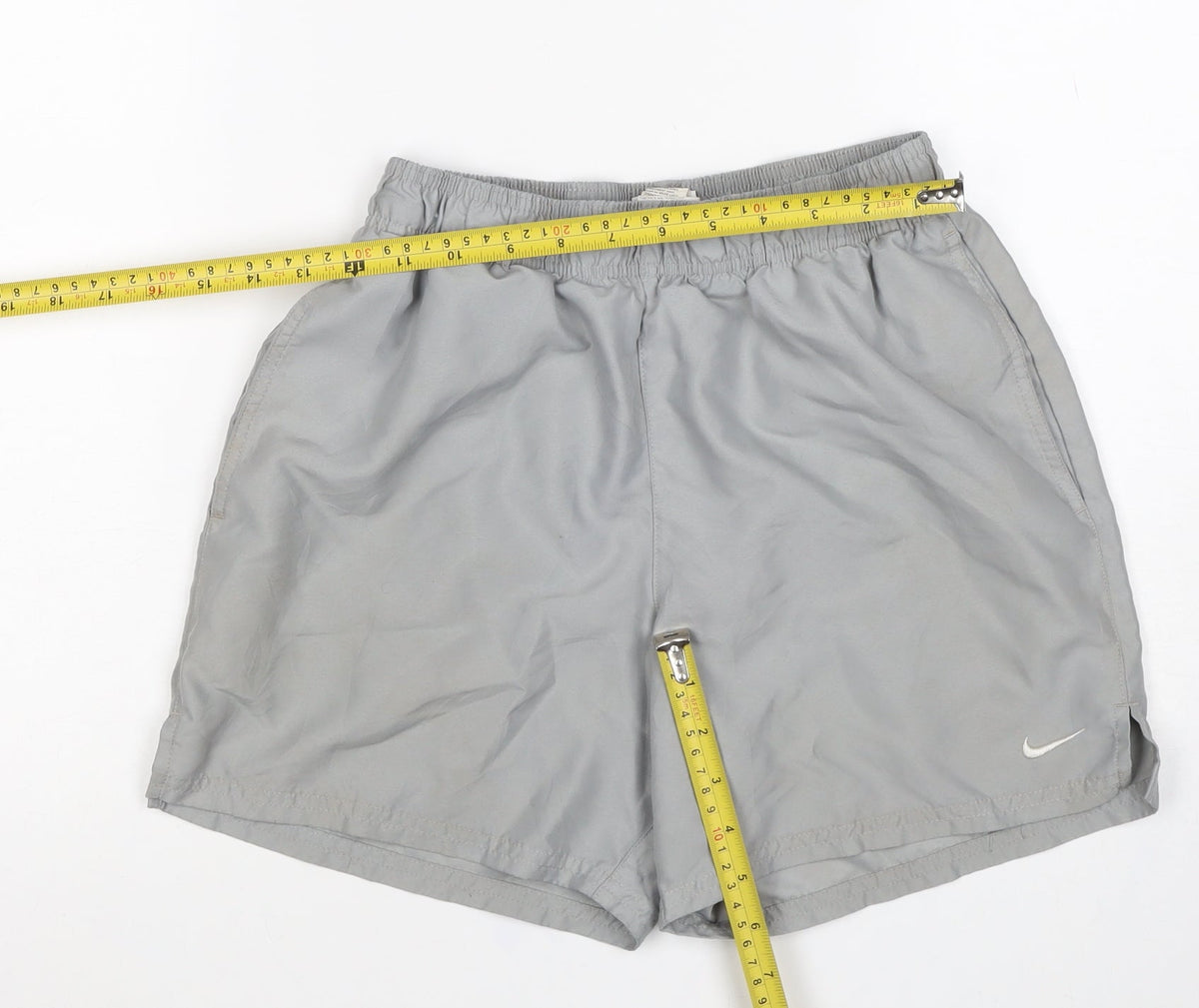 Nike Women’s Grey S Athletic Running Shorts Elastic Waist Pockets