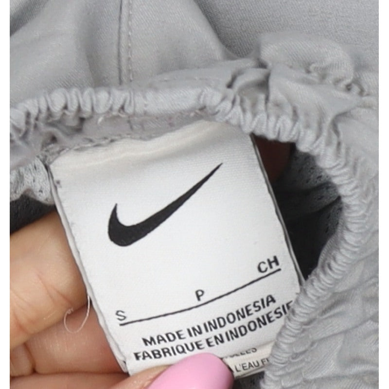 Nike Women’s Grey S Athletic Running Shorts Elastic Waist Pockets