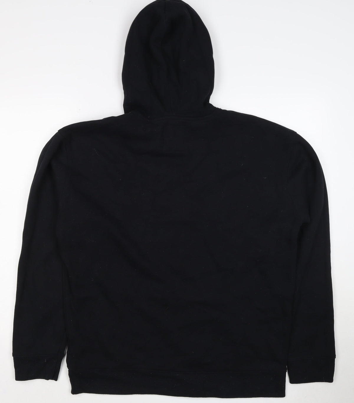 Hollister Men’s Black L Pullover Hoodie Logo Graphic Fleece
