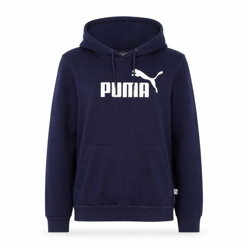 Puma Women's Navy UK 12 Pullover Hoodie Logo Pocket
